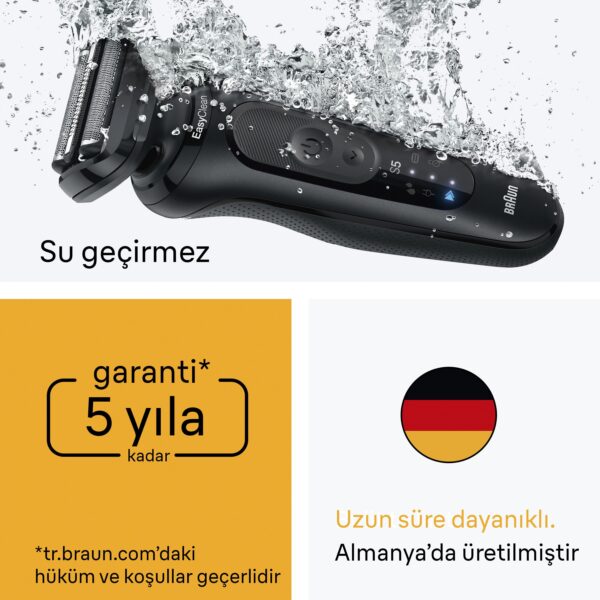 Braun Series 5 Elektrikli Tıraş Makinesi, Islak ve Kuru, Hassas Düzeltici Başlık, 52-N1200S