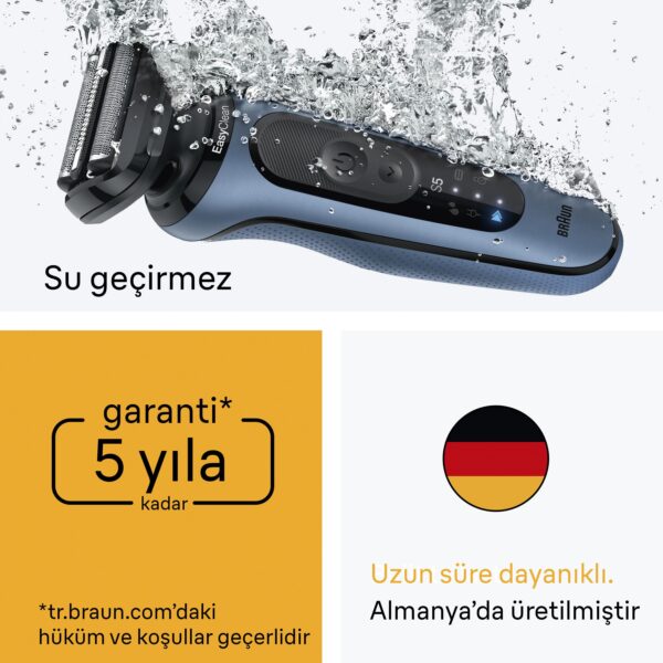 Braun Series 5 Elektrikli Tıraş Makinesi, Islak ve Kuru, Hassas Düzeltici, Vücut, 52-A1650S